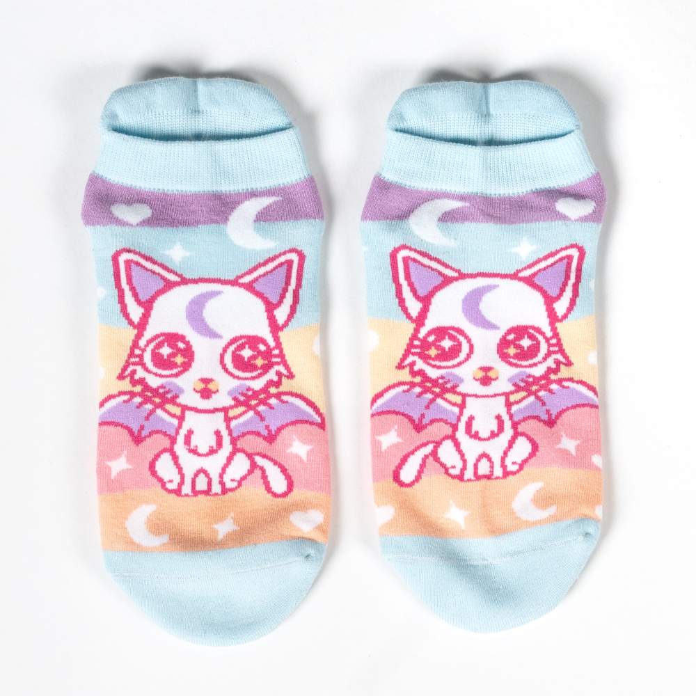 Footclothes - Mystic Kitty Ankle socks - Multicolours